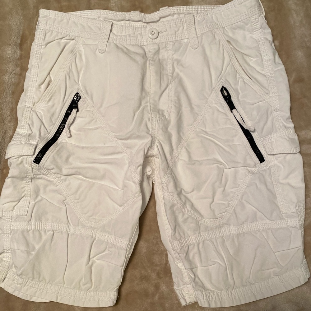 ARMANI EXCHANGE UTILITY ZIP SHORTS